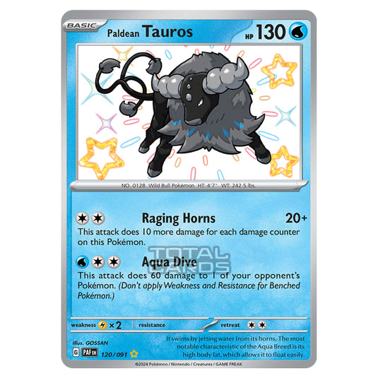 Pokemon - Scarlet & Violet - SV4.5 - Paldean Fates - Paldean Tauros - 120/91