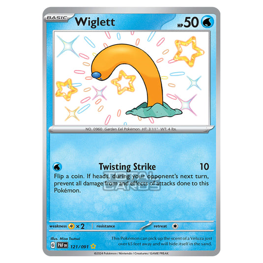 Pokemon - Scarlet & Violet - SV4.5 - Paldean Fates - Wiglett - 121/91