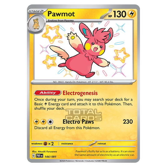 Pokemon - Scarlet & Violet - SV4.5 - Paldean Fates - Pawmot - 144/91