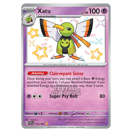 Pokemon - Scarlet & Violet - SV4.5 - Paldean Fates - Xatu - 152/91