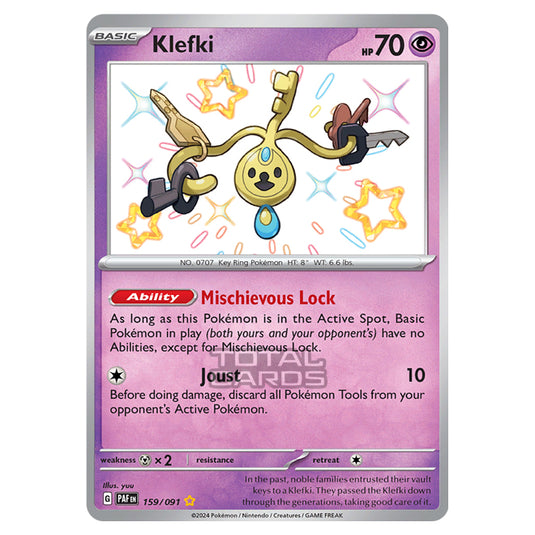 Pokemon - Scarlet & Violet - SV4.5 - Paldean Fates - Klefki - 159/91