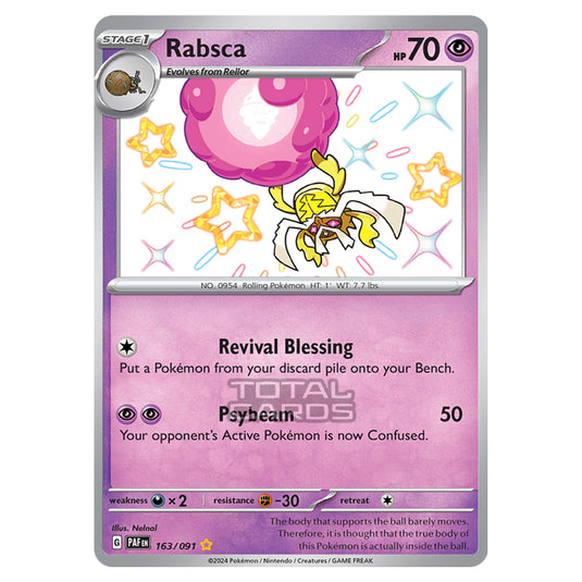 Pokemon - Scarlet & Violet - SV4.5 - Paldean Fates - Rabsca - 163/91