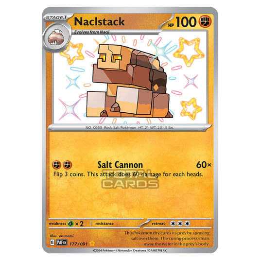 Pokemon - Scarlet & Violet - SV4.5 - Paldean Fates - Naclstack - 177/91