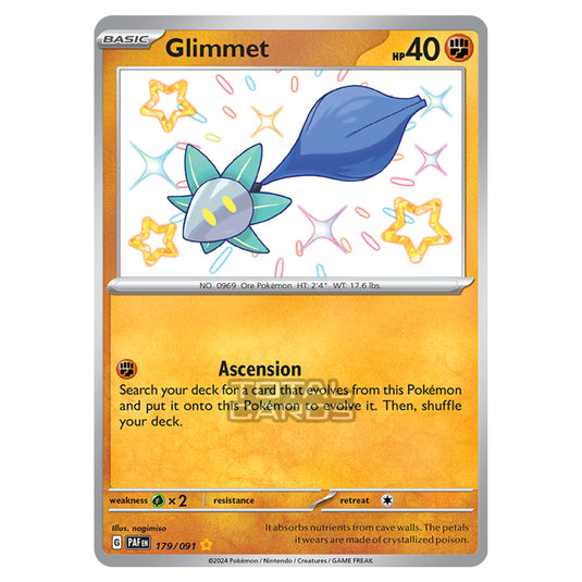 Pokemon - Scarlet & Violet - SV4.5 - Paldean Fates - Glimmet - 179/91