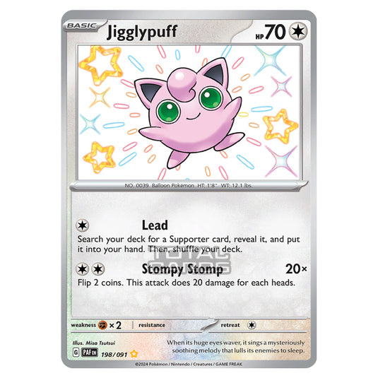 Pokemon - Scarlet & Violet - SV4.5 - Paldean Fates - Jigglypuff - 198/91