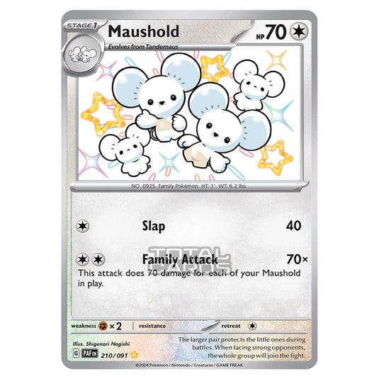 Pokemon - Scarlet & Violet - SV4.5 - Paldean Fates - Maushold - 210/91