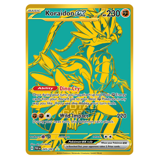 Pokemon - Scarlet & Violet - SV4.5 - Paldean Fates - Koraidon ex - 245/91