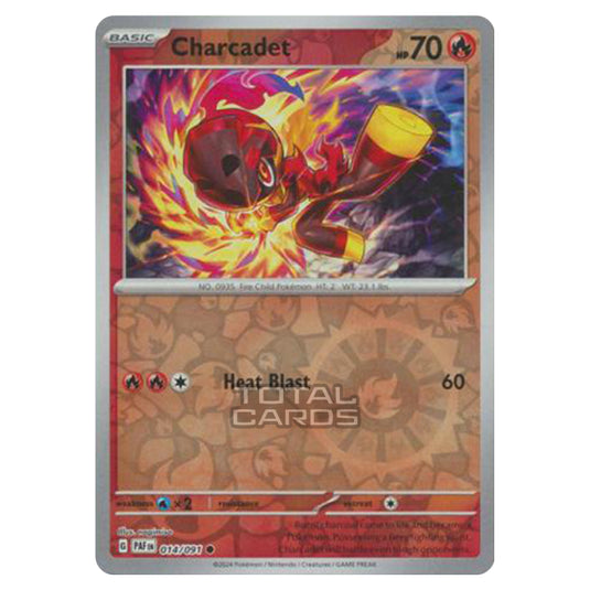 Pokemon - Scarlet & Violet - SV4.5 - Paldean Fates - Charcadet - 014/91 - (Reverse Holo)