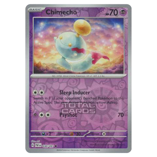 Pokemon - Scarlet & Violet - SV4.5 - Paldean Fates - Chimecho - 030/91 - (Reverse Holo)