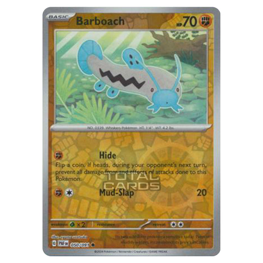 Pokemon - Scarlet & Violet - SV4.5 - Paldean Fates - Barboach - 050/91 - (Reverse Holo)