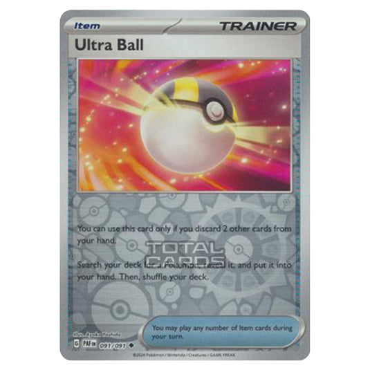Pokemon - Scarlet & Violet - SV4.5 - Paldean Fates - Ultra Ball - 091/91