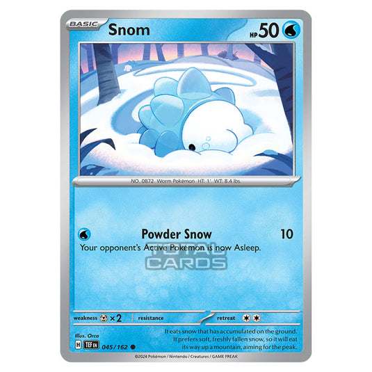 Pokemon - Scarlet & Violet - Temporal Forces - Snom - 045/162