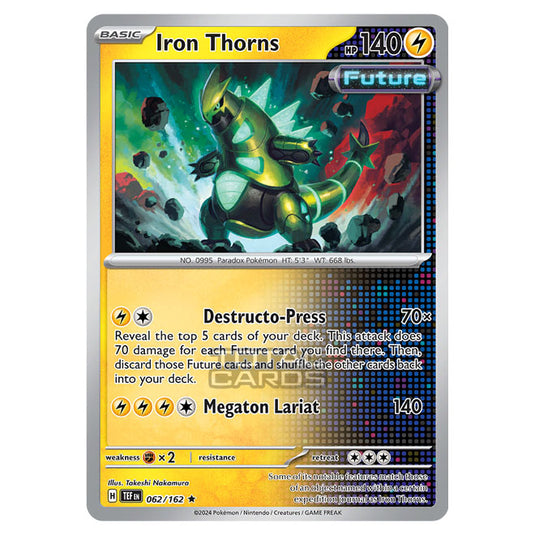 Pokemon - Scarlet & Violet - Temporal Forces - Iron Thorns - 062/162