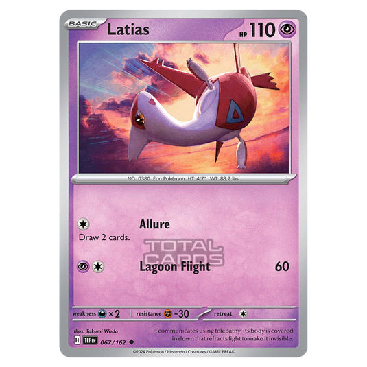 Pokemon - Scarlet & Violet - Temporal Forces - Latias - 067/162