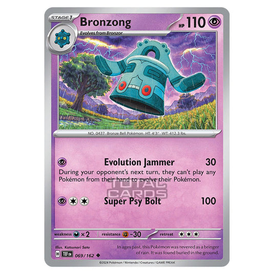 Pokemon - Scarlet & Violet - Temporal Forces - Bronzong - 069/162