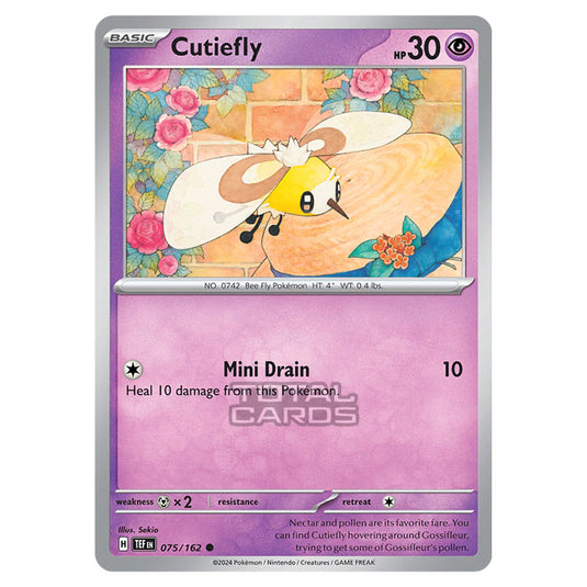 Pokemon - Scarlet & Violet - Temporal Forces - Cutiefly - 075/162