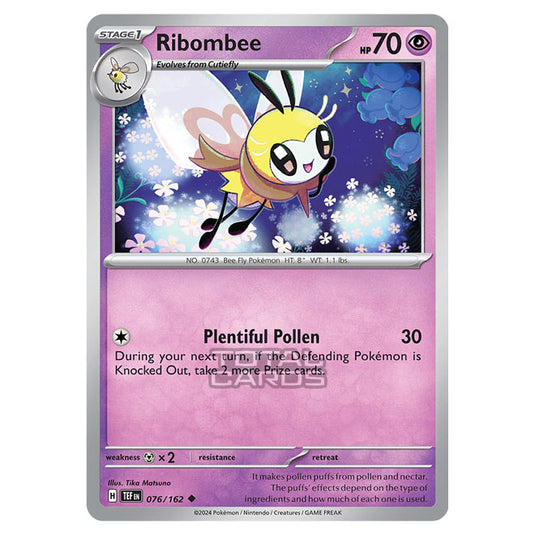 Pokemon - Scarlet & Violet - Temporal Forces - Ribombee - 076/162