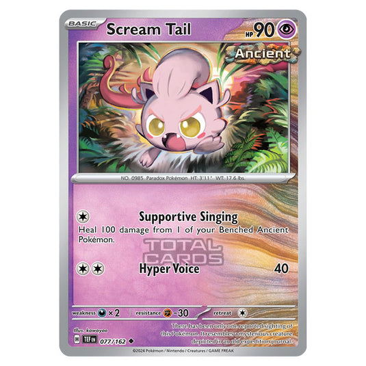 Pokemon - Scarlet & Violet - Temporal Forces - Scream Tail - 077/162