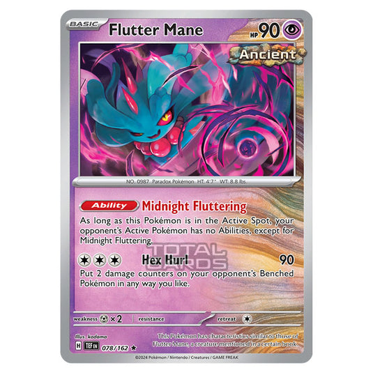 Pokemon - Scarlet & Violet - Temporal Forces - Flutter Mane - 078/162