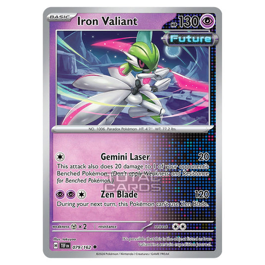 Pokemon - Scarlet & Violet - Temporal Forces - Iron Valiant - 079/162