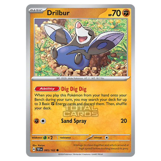 Pokemon - Scarlet & Violet - Temporal Forces - Drilbur - 085/162