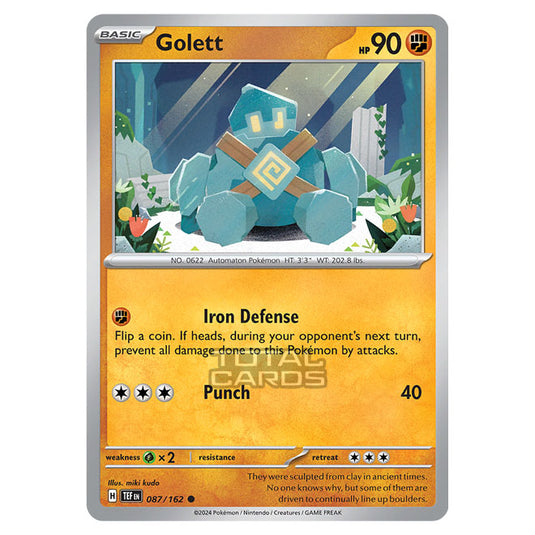 Pokemon - Scarlet & Violet - Temporal Forces - Golett - 087/162