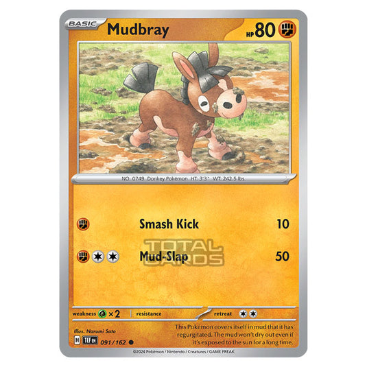 Pokemon - Scarlet & Violet - Temporal Forces - Mudbray - 091/162