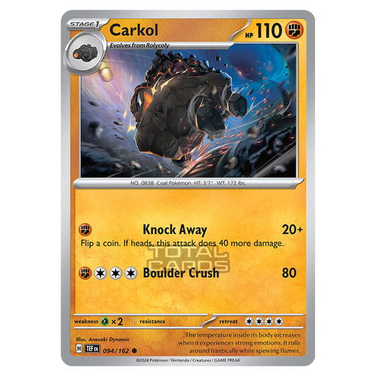 Pokemon - Scarlet & Violet - Temporal Forces - Carkol - 094/162