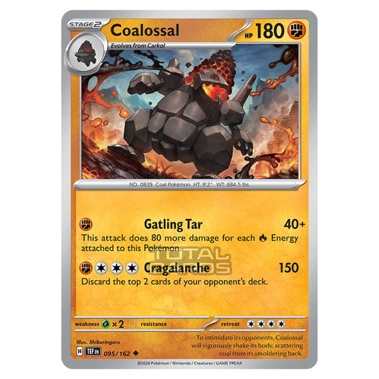 Pokemon - Scarlet & Violet - Temporal Forces - Coalossal - 095/162