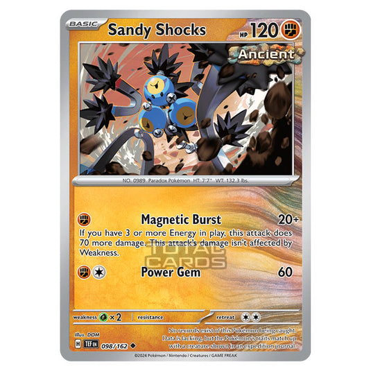 Pokemon - Scarlet & Violet - Temporal Forces - Sandy Shocks - 098/162