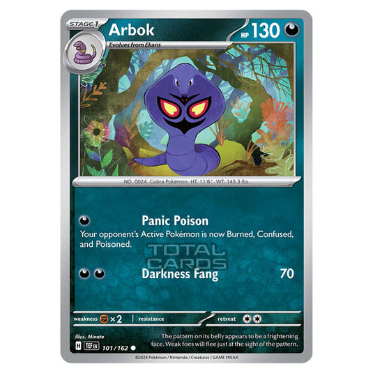 Pokemon - Scarlet & Violet - Temporal Forces - Arbok - 101/162