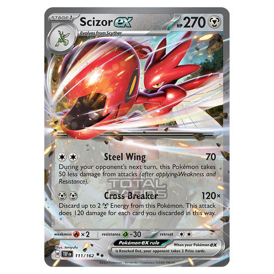 Pokemon - Scarlet & Violet - Temporal Forces - Scizor ex - 111/162