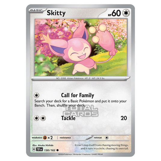 Pokemon - Scarlet & Violet - Temporal Forces - Skitty - 130/162