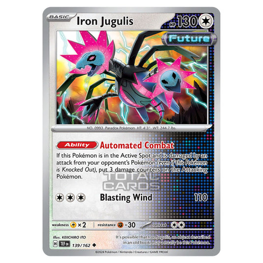 Pokemon - Scarlet & Violet - Temporal Forces - Iron Jugulis - 139/162