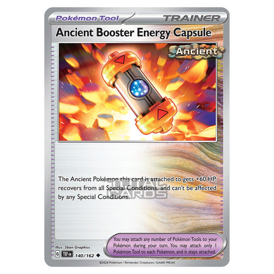 Pokemon - Scarlet & Violet - Temporal Forces - Ancient Booster Energy Capsule - 140/162