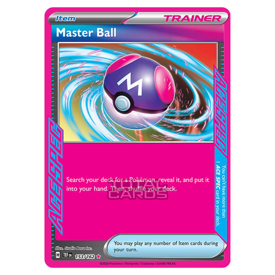 Pokemon - Scarlet & Violet - Temporal Forces - Master Ball - 153/162