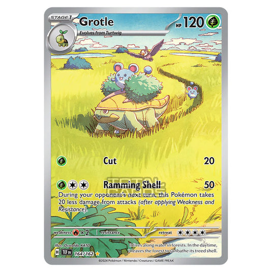 Pokemon - Scarlet & Violet - Temporal Forces - Grotle - 164/162