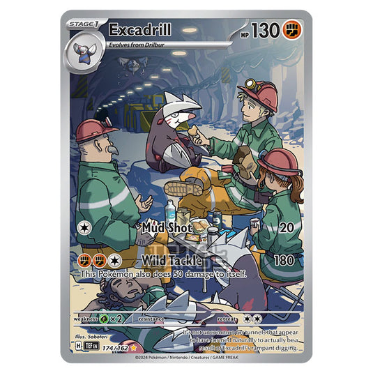 Pokemon - Scarlet & Violet - Temporal Forces - Excadrill - 174/162