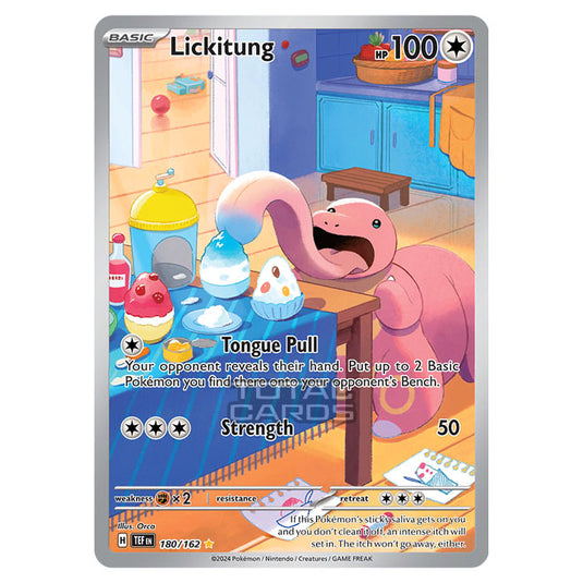 Pokemon - Scarlet & Violet - Temporal Forces - Lickitung - 180/162