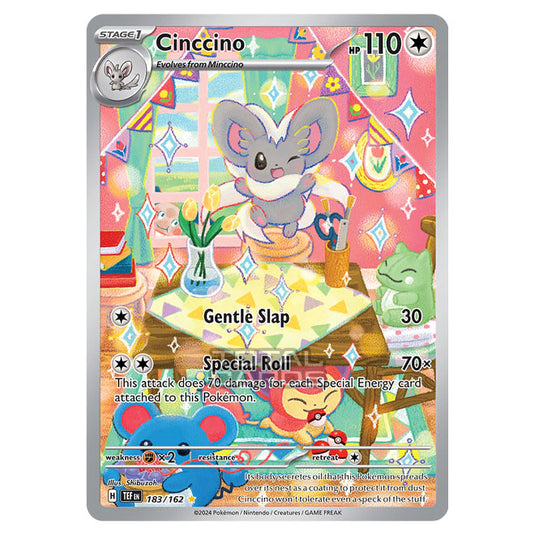 Pokemon - Scarlet & Violet - Temporal Forces - Cinccino - 183/162