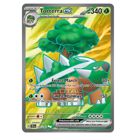 Pokemon - Scarlet & Violet - Temporal Forces - Torterra ex - 185/162