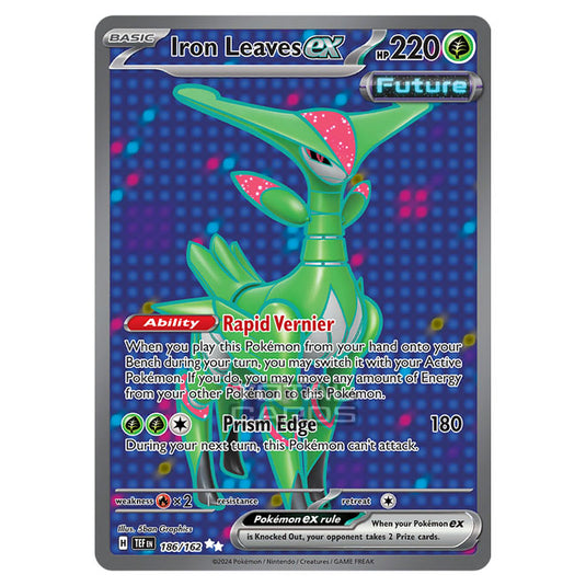 iron leaves pokemon card Paradox Drive (B3a) #28 Limitless TCG Pocket Database you may switch it with your Active Pokemon Iron Leaves ex SAR 093/071