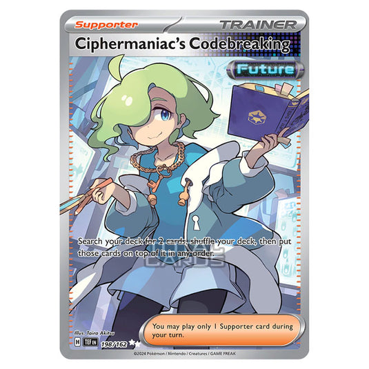 Pokemon - Scarlet & Violet - Temporal Forces - Ciphermaniac's Codebreaking - 198/162