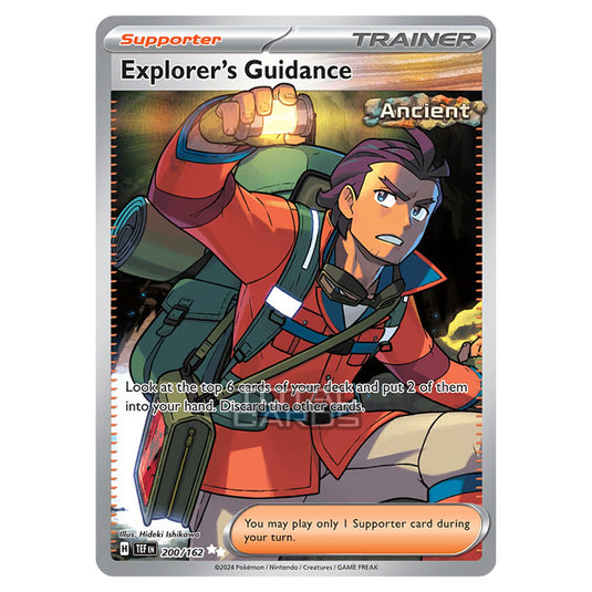 Pokemon - Scarlet & Violet - Temporal Forces - Explorer's Guidance - 200/162