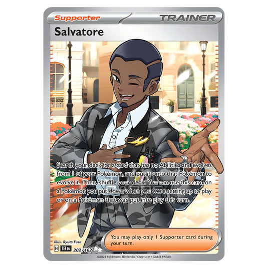 Pokemon - Scarlet & Violet - Temporal Forces - Salvatore - 202/162 Pokemon - Scarlet & Violet - Temporal Forces - Salvatore - 202/162