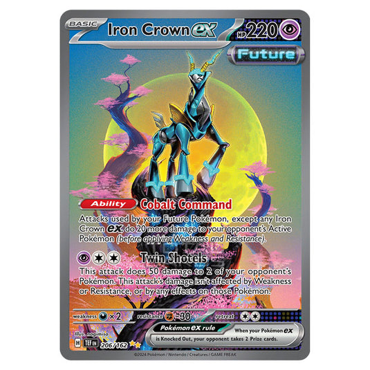 Pokemon - Scarlet & Violet - Temporal Forces - Iron Crown ex