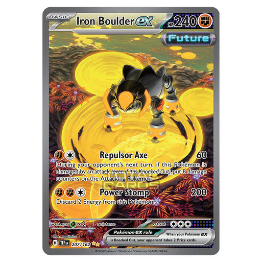 Pokemon - Scarlet & Violet - Temporal Forces - Iron Boulder ex - 207/162