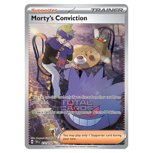 Pokemon - Scarlet & Violet - Temporal Forces - Morty's Conviction - 211/162