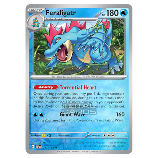 feraligatr pokemon card price 2026 Ascended Heroes #274/217 Mega Special Illustration Rare Colorless Retreat Cost Pokemon - Scarlet & Violet