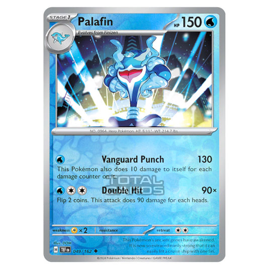 Pokemon - Scarlet & Violet - Temporal Forces - Palafin - 049/162 - (Reverse Holo)